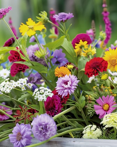 2 sets - Droogbloemen Zadenmix Eenjarig Boeketmix 70 100 Cm