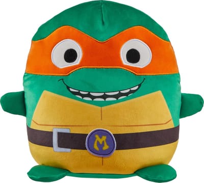 Mattel - Teenage Mutant Ninja Turtles - Mutant Mayhem - Michelangelo - Knuffle - Cuutopia - 14x15cm