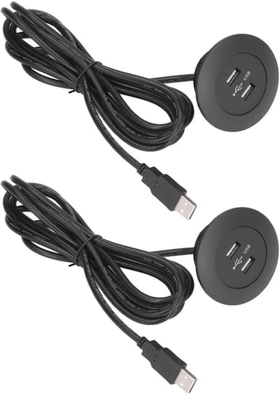 Dailygoods - Universele USB-Laadaansluiting voor Inbouwmontage