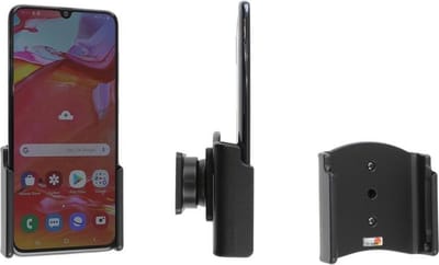 Brodit houder geschikt voor Samsung Galaxy A70 Passieve houder met swivelmount