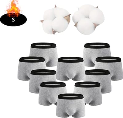 Nivard Onderbroeken Heren - Boxershort - Ondergoed - Boxer - Underwear - Mannen - 10 Pack - Lichtgrijs - S