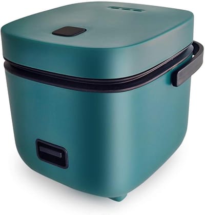 Aurixi® Rijstkoker Klein - Rijstkoker - Elektrische Rijstkoker - 1.2L - Groen - 25cm x 25cm x 22cm