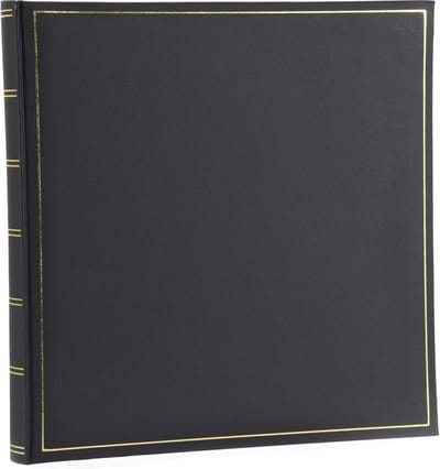 Luxe Fotoalbum Zwart Kunstleer voor Plakalbums