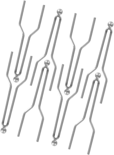 Houtbrander Punten - Pyrografie Tips - Creatieve Projecten - Hoge Impedantie - 8 Stuks - Zilver