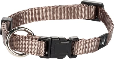 Flamingo Ziggi - Halsband Honden - Halsband Ziggi Taupe Xs 20-35cm 10mm - 1st - 124733 - 1st