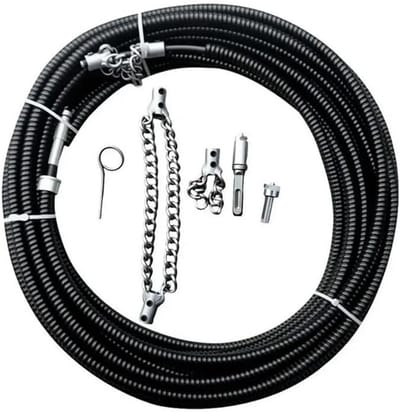 Riool Ontstopper - Afvoer Reiniger - Verstoppingen Verhelpen - Flexibele RVS As - 1.5 Meter - Zilverkleurig