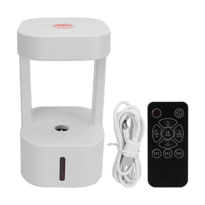 Humidificateurs à brume 580 ml, humidificateur d'air silencieux à prise domestique, anti-gravité, gouttes d'eau pour gray