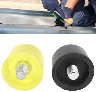 Store_8 - Rubber Hammer Hoofden - Vervangbare Accessoires - Stevige M10 Toebehoren - 2 Stuks - Handgereedschap - Ideaal voor Klussen - Geschikt voo...