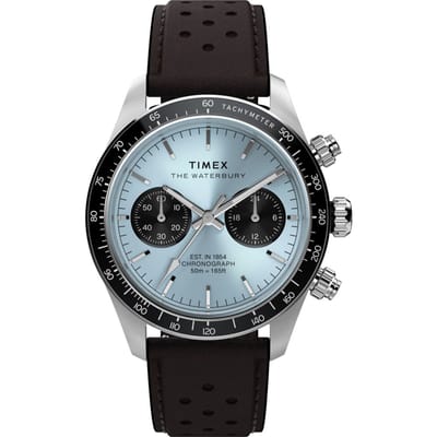 Timex Waterbury Heritage TW2Y70600 Horloge - Leer - Bruin - Ø 39 mm