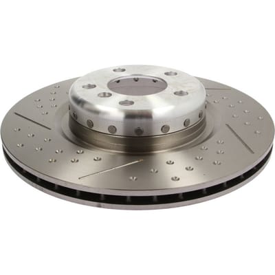 Remschijf TRW DF6606S achter, geperforeerd, sleuf, sterk gecarboniseerd, 1 Stuk