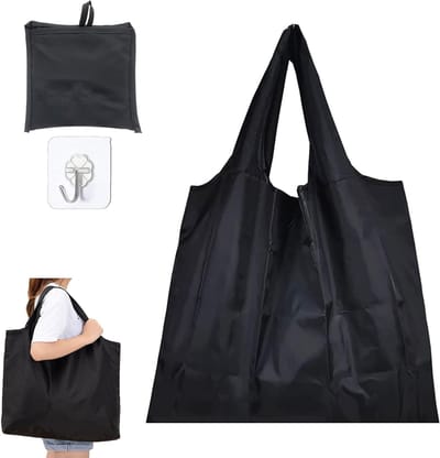 Vouwbare Winkeltas, Grote Herbruikbare Tas, Lichtgewicht Waterdichte Tas met Bijbehorende Tas voor Boodschappen en Voedsel