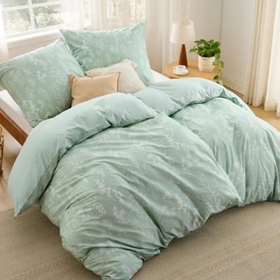 Unyqoos® Comfortabel en Ademend Katoenen Beddengoedset met Bloemenmotief voor Optimale Nachtrust