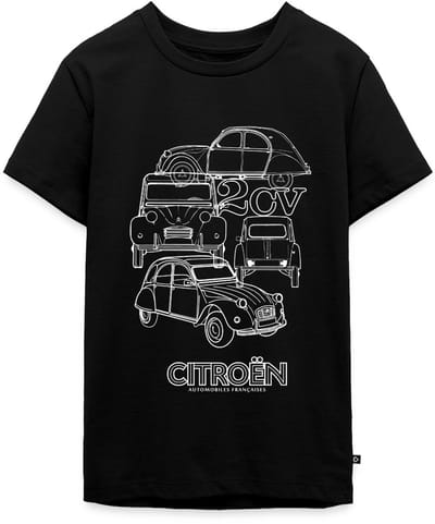 Citroën 2CV Modellen Schetsen Premium T-Shirt Tiener