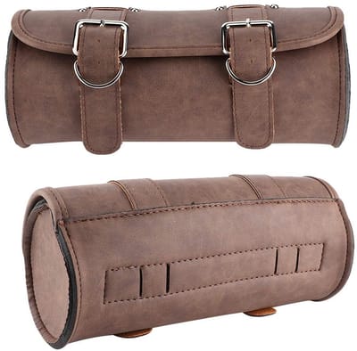 Dailygoods- Motortas Universeel - Zadeltas Motor - Gereedschapstas - Waterdicht - Vintage Stijl - Hoogwaardig PU-leer