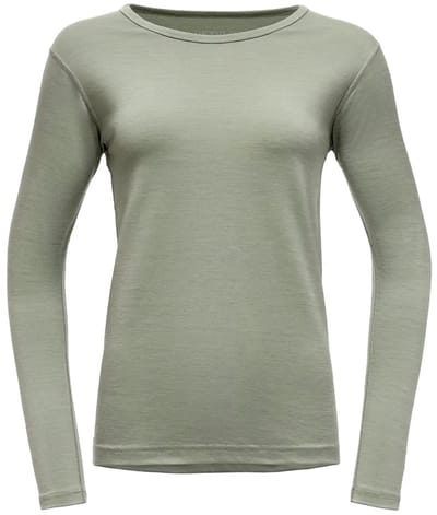 Devold Of Norway Breeze Plus Merino 200 T-shirt Met Lange Mouwen Groen XS Vrouw
