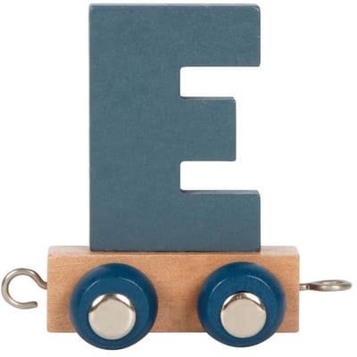 Small Foot - Wooden Letter Train Polar - E