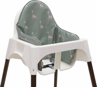 Jollein - Stoelverkleiner Jungle Jambo Giraffe - Waterafstotend - Stoelverkleiner Voor IKEA Kinderstoel, Baby