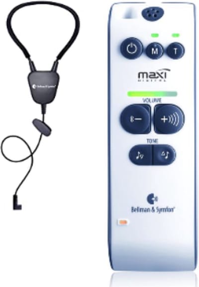 BELLMAN Maxi LUISTERHULP voor SLECHTHORENDEN - set met neklus - slecht gehoor - hoorhulp - 9552