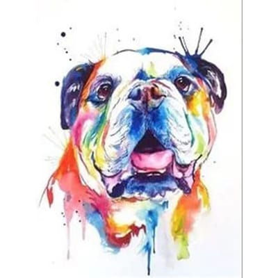 DIY diamant schilderij hond dier diamant borduurwerk strass foto 5d diamant mozaïek 30X40CM