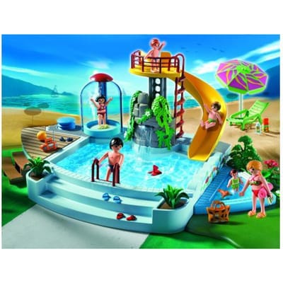 PLAYMOBIL 48587 Openluchtzwembad met glijbaan Bouwsets