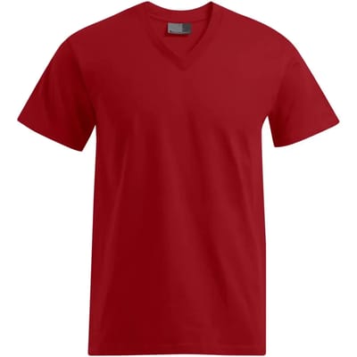 Promodoro Premium V-Neck-T E3025 - Fire red - S