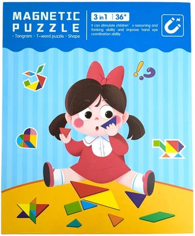 Magnetic Tangram Puzzle – Magnetische Vormpuzzel voor Kinderen