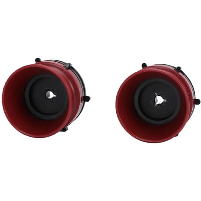 2 PCS Adaptateur de moyeu NAB Compatible avec magnétophone à bande Studer 10 pouces Adaptateur de moyeu NAB Accessoires pour magnétophone à bande rouge