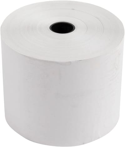 Exacompta 30x Rollen voor kastickets 60x80x12x76 - 1 laags thermisch 55g/m2 zonder BPA - Wit - 40970E