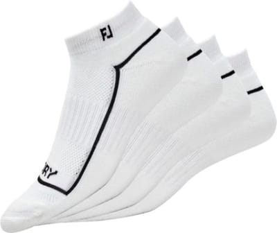 Footjoy ProDry Sportlet Dames Golfsokken Wit 36.5-40.5 2 Paar