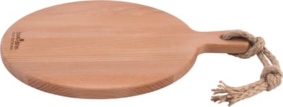 Bowls and Dishes | Puur Hout | Duurzaam | Beuken Borrelplank | Tapasplank | Serveerplank rond | Kaasplankje Ø 20 x 1,5 cm