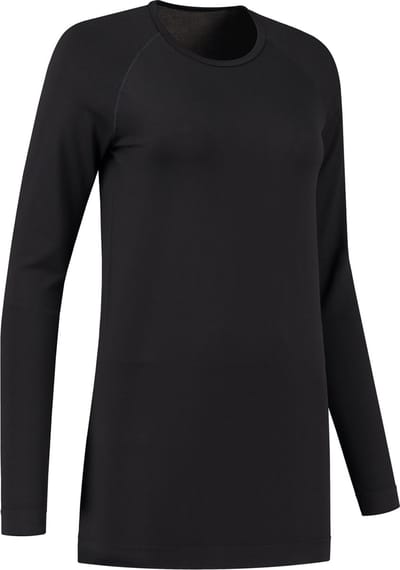 Skafit thermo shirt met zilvergaren maat S – zwart – reflecteert lichaamswarmte – verbetert de doorbloeding – antibacterieel – extra lengte – platte naden