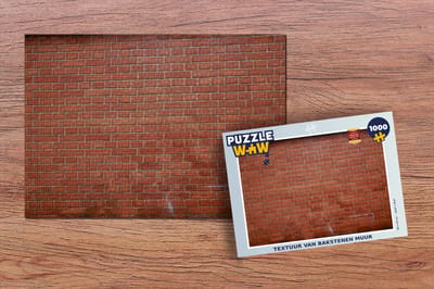 Puzzel Bakstenen - Muur - Textuur - Legpuzzel - Puzzel 1000 stukjes volwassenen