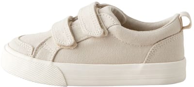 Next - Jongens - Sneakers met twee bandjes met klittenbandsluiting, brede pasvorm (G) - Naturel