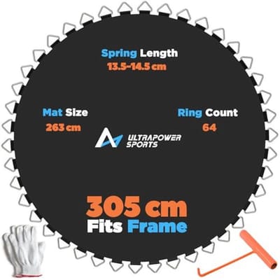 Vervangend Springdoek voor Trampoline - Verkrijgbaar in Ø 244, 305 en 366 cm