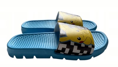 Pokemon Jongens Badslipper | Blauw | Maat: 25