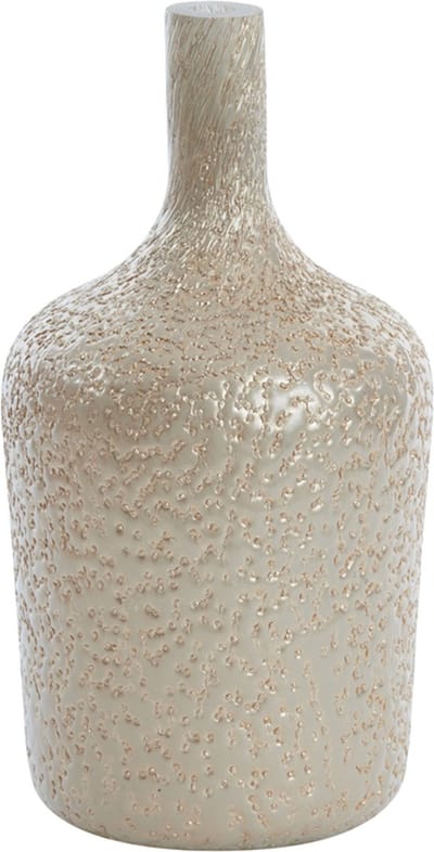 Light&living Vaas Ø16x29 cm MOLUSI glas crème-goud