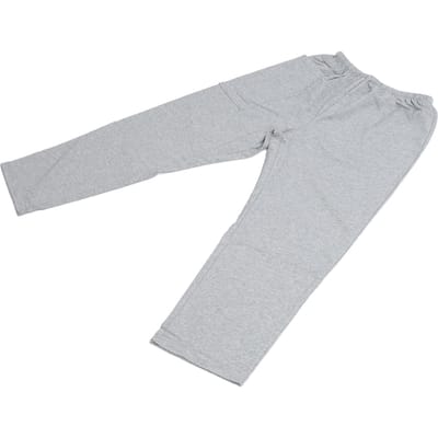 Urinezakbroek Lange Elastische Tailleband Katheter Beenzakhouder Broek voor Ouderen Grijs XL white