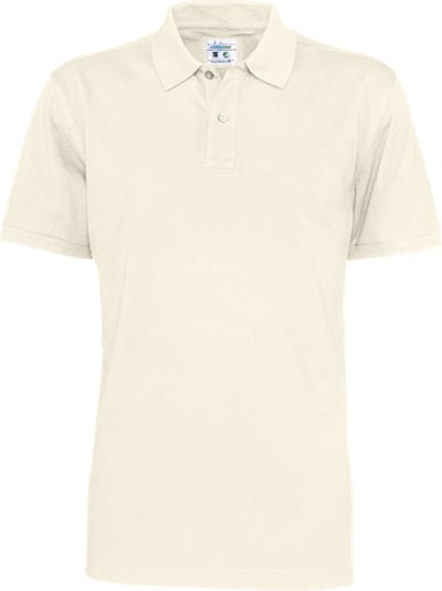 Cottover POLO PIQUE MAN - GOTS GECERTIFICEERD 141006 - Ecru - S