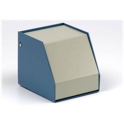 Hammond Electronics SCEM101110WH Instrumentbehuizing 114 x 102 x 102 Aluminium Blauw, Grijs 1 stuk(s)