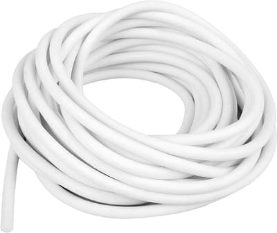 Ronde afdichtingsstrip van 5 mm, 5 meter lange schuimrubber afdichting voor voegen, waterdicht, geluidsisolatie, veelzijdig voor klussen en ambachten
