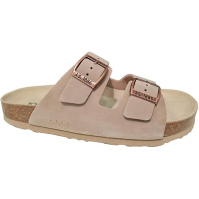 Josef Seibel - HERMINE 01 - Dames slippers - Kleur: Wit/beige - Maat: 38