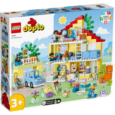 LEGO DUPLO Town 3in1 Familiehuis Speelgoed Poppenhuis voor 3+ Jarigen - 10994