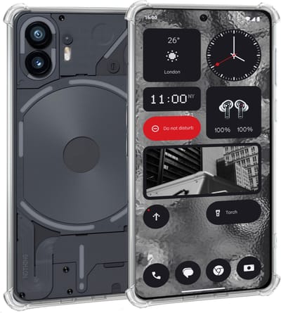 Geschikt voor Nothing Phone 2 - Hoesje - Shock Proof Case – Cover Transparant