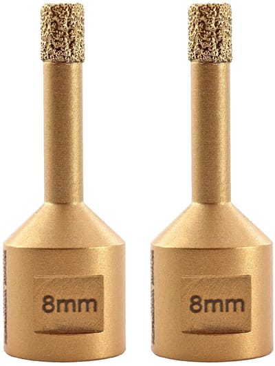 Diamant Boor - Gatenzaag M14 - Materiaalboren - Vacuüm Gesoldeerd - 8mm Diameter - Zilver