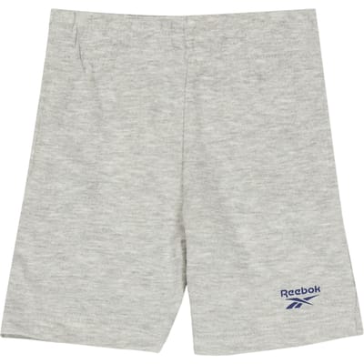 Reebok Kinderlogo Grote Pocket Shorts (Lichtgrijs Heather)