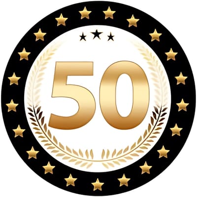 Bierviltjes 50 - 25x stuks - zwart/goud - luxe - verjaardag/jubilea - feestartikelen