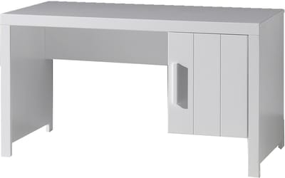 Bureau Machiel Wit - MDF hout - 137x70cm - Met opbergruimte - Hoogte 75 cm