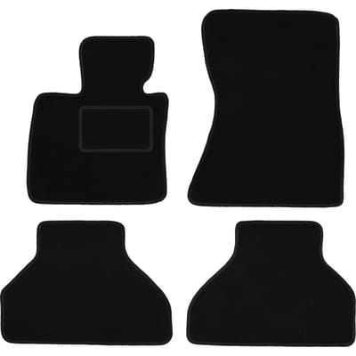 Zwarte velours vloermatten voor: BMW X5 E70 SUV (2006-2013)