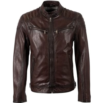Mauritius Lederen jas - Colt W18 Lasanv - S tot 3XL - voor Mannen - roodbruin