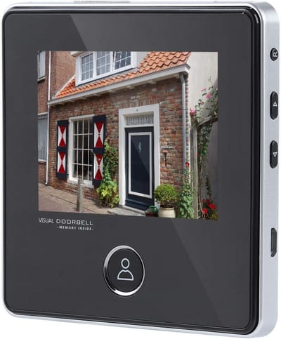 Digitale Deurcamera - Deurkijker Bel - Huis Beveiligen - Ingebouwde Opslag - 3 Inch Scherm - Zwart